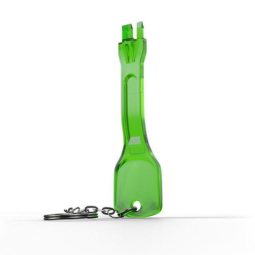 Lindy RJ45 Port Blocker key, green