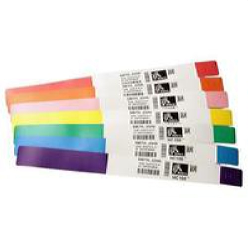 Zebra Z-Band UltraSoft Purple, White Hospital wristband