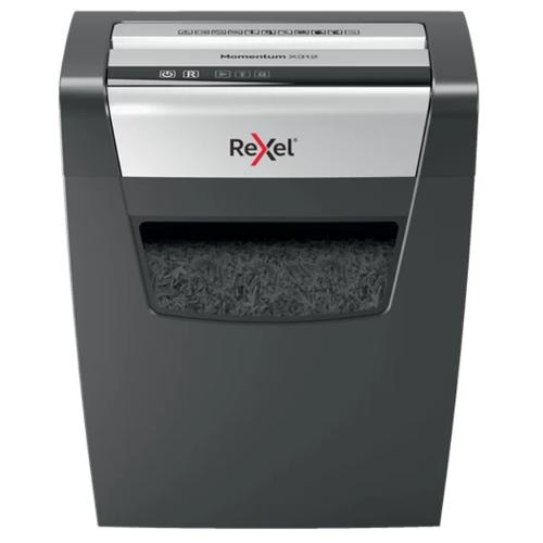 Rexel X312 paper shredder Cross shredding 22 cm Black, Silver