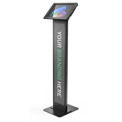 Compulocks Surface Pro Copilot+ PC 12, Apex Enclosure Brandable Floor Stand - Black