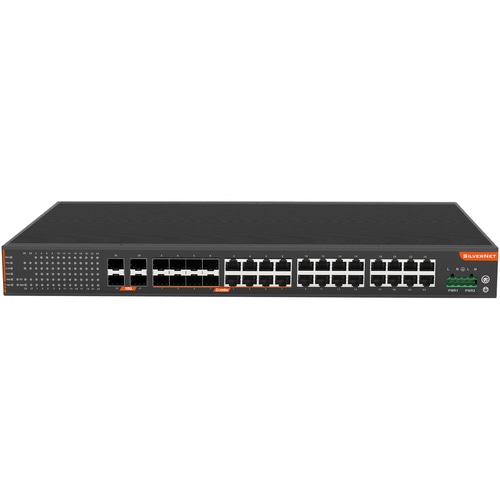 SilverNet SIL 716E8C4M network switch Managed L3 Gigabit Ethernet (10/100/1000)