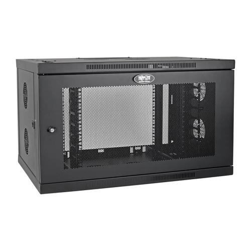 Tripp Lite SRW9UDPVRT SmartRack 9U Low-Profile Switch-Depth-Plus Wall-Mount Mini Rack Enclosure, Wide