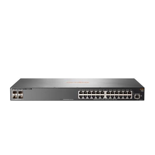 Hewlett Packard Enterprise Aruba 2930F 24G 4SFP+ Managed L3 Gigabit Ethernet (10/100/1000) 1U Grey