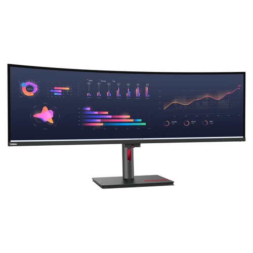 Lenovo ThinkVision P49w-30 124.5 cm (49) 5120 x 1440 pixels DQHD LED Black