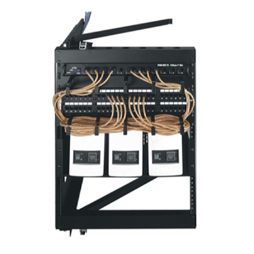 Middle Atlantic Products SFR-12-12 rack cabinet 12U Wall mounted rack Black