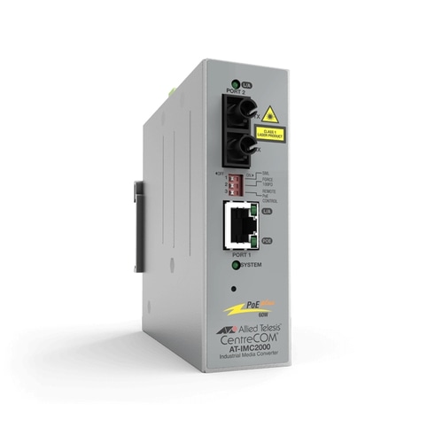 Allied Telesis AT-IMC2000TP/SC-980 network media converter 1000 Mbit/s 850 nm Multi-mode Grey