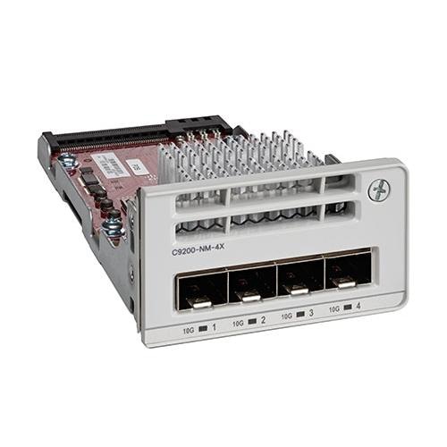 Cisco C9200-NM-4X= network switch module 10 Gigabit Ethernet, Gigabit Ethernet