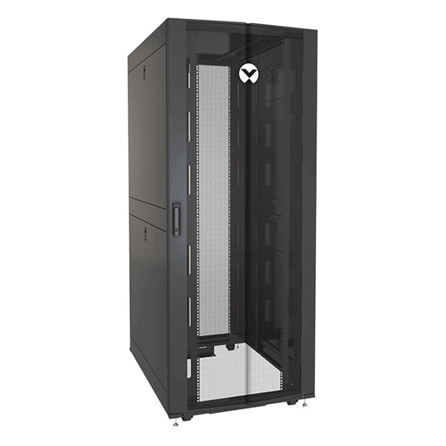 Vertiv VR3150SP rack cabinet 42U Freestanding rack Black, Transparent