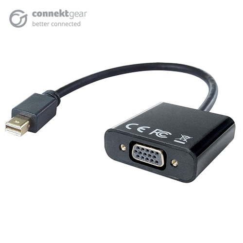 DP Building Systems 26-0706 video cable adapter 0.2 m Mini DisplayPort VGA (D-Sub) White
