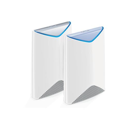 NETGEAR Orbi Pro Tri-Band Business WiFi System + 4x Orbi Pro Ceiling Add-on Satellite wireless router Gigabit Ethernet Tri-band (2.4 GHz / 5 GHz / 5 GHz) 4G White