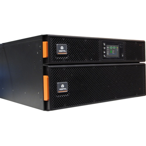 Vertiv Liebert GXT5 UPS - 6000VA/6000W| 230V| Rack/Tower Mountable| Energy Star| Online Double Conversion| 5U| Color/Graphic LCD| 2-Year Warranty