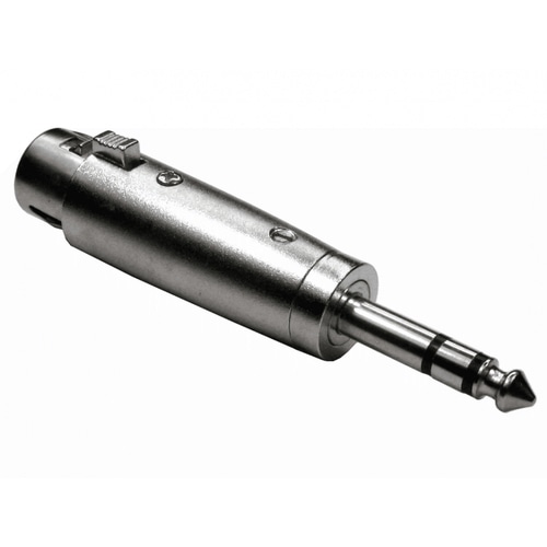 Cables Direct 3XLR-100 cable gender changer 6.35mm XLR Metallic
