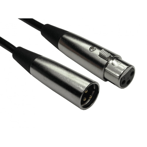 Cables Direct 2XLR-SV120 audio cable 20 m XLR (3-pin) Black, Silver