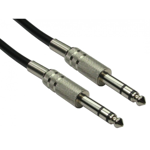 Cables Direct 4635-005NK audio cable 0.5 m 6.35mm Black, Silver
