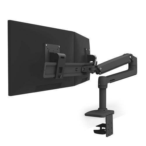 Ergotron LX Series 45-489-224 monitor mount / stand 63.5 cm (25) Black Desk