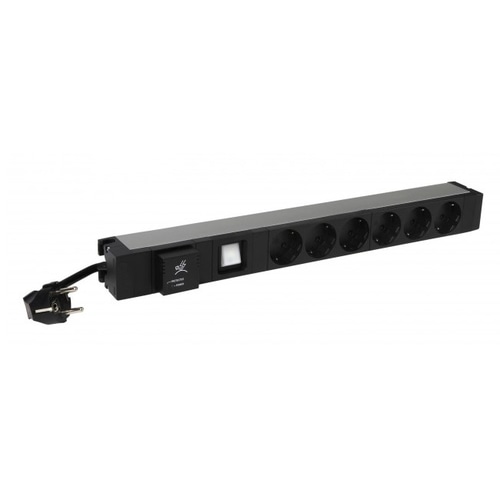 Middle Atlantic Products 6 468 36 power distribution unit (PDU) 6 AC outlet(s) 1U Black