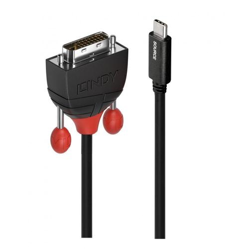 Lindy 1m USB Type C to DVI Adapter Cable