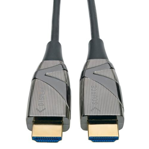 Tripp Lite P568-05M-FBR 4K HDMI Fiber Active Optical Cable (AOC) - 4K 60 Hz, HDR, 4:4:4 (M/M), 5 m (16 ft.)
