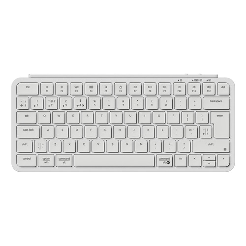 Keychron B1 Pro keyboard Home/Office USB + RF Wireless + Bluetooth QWERTY UK English Ivory