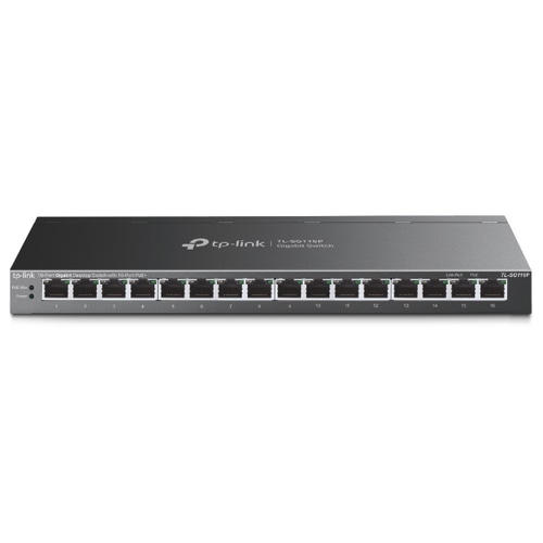 TP-Link TL-SG116P network switch Unmanaged Gigabit Ethernet (10/100/1000) Black