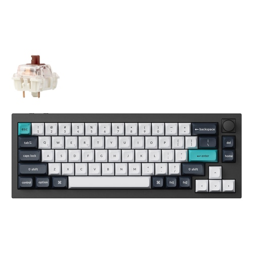 Keychron Q2 Max keyboard Home/Office USB + RF Wireless + Bluetooth QWERTY UK English Black