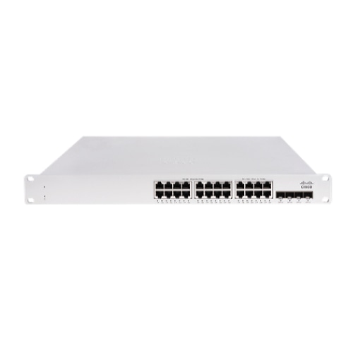 Cisco Meraki MS150-24P-4X network switch Managed L2/L3 Gigabit Ethernet (10/100/1000) Power over Ethernet (PoE) 1U Grey