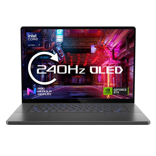 ASUS ROG Zephyrus G16 GU605CM-QR027W Intel Core Ultra 7 255H Laptop 40.6 cm (16) 2.5K 16 GB LPDDR5x-SDRAM 1 TB SSD NVIDIA GeForce RTX 5060 Wi-Fi 7 (802.11be) Windows 11 Home Grey