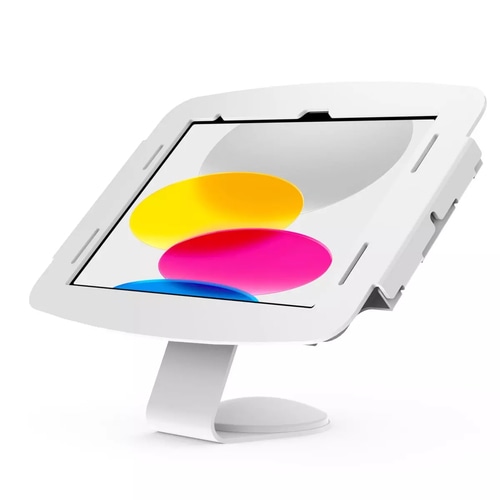 Compulocks iPad 10.9 10th Gen Space Enclosure Core Counter Stand or Wall Mount White