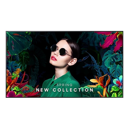 Samsung LH98QMCEBGCXEN Signage Display Digital signage flat panel 2.49 m (98) LED Wi-Fi 500 cd/m 4K Ultra HD Black Tizen 7.0 24/7
