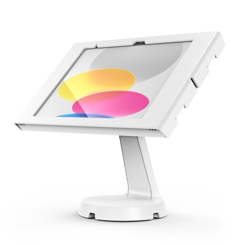 Compulocks iPad 10.9 10th Gen Swell Enclosure Mast Counter Stand - White