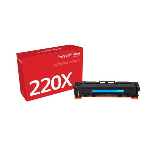 Everyday Cyan Toner by Xerox compatible with HP 220X (W2201X), High capacity