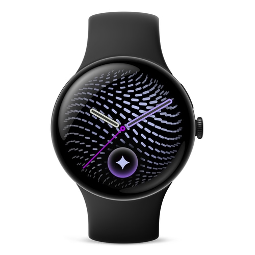 Google Pixel Watch 5 AMOLED 45 mm Digital Touchscreen Black Wi-Fi GPS (satellite)