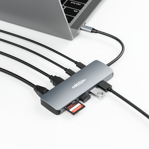 Origin Storage Travel Dock USB-C 4K 9in1 with PD 100W 4K@60Hz