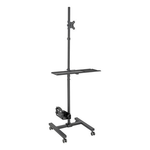 Tripp Lite DMCS1732S Mobile Workstation with Monitor Mount - For 17 to 32 Displays, Height Adjustable