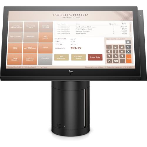 HP Engage One 145 All-in-One 2.6 GHz i5-7300U 35.6 cm (14) 1920 x 1080 pixels Touchscreen Black : HP EO145 AiO T i5-7300U 8GB/256 PC