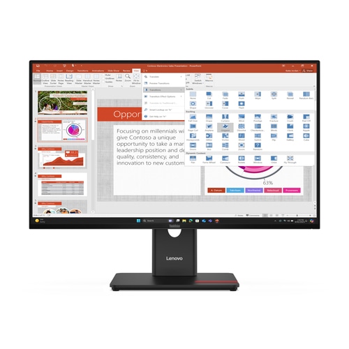 Lenovo ThinkVision T27-40 computer monitor 68.6 cm (27) 1920 x 1080 pixels Full HD LED Black