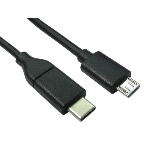 Cables Direct USB3C-862 USB cable 2 m USB 2.0 USB C Micro-USB B Black