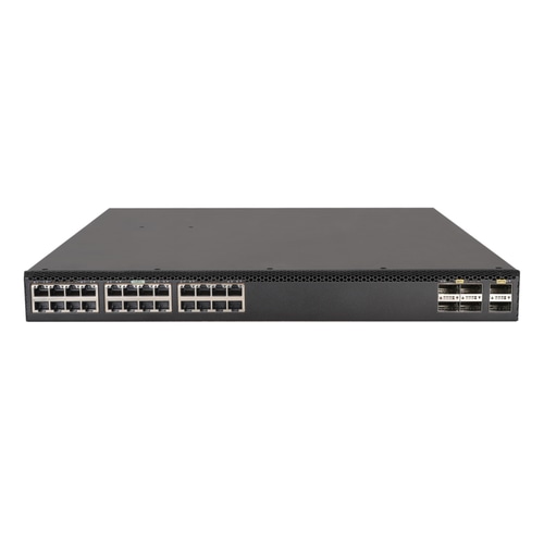 HPE FlexFabric 5710 24XGT 6QSFP+/2QSFP28 Managed L3 10G Ethernet (100/1000/10000) 1U Black