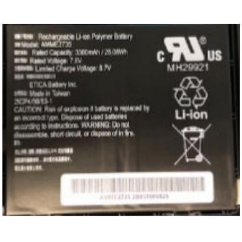 Zebra BTRY-ET5X-8IN3-01 tablet spare part Battery