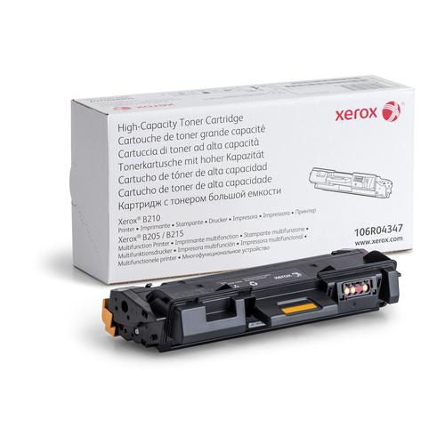 Xerox Genuine B205 / B210 / B215 Black High Capacity Toner Cartridge (3000 pages) - 106R04347