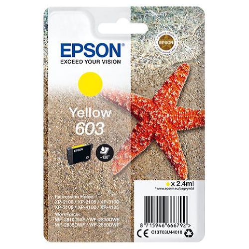 Epson C13T03U44010 ink cartridge 1 pc(s) Original Standard Yield Yellow