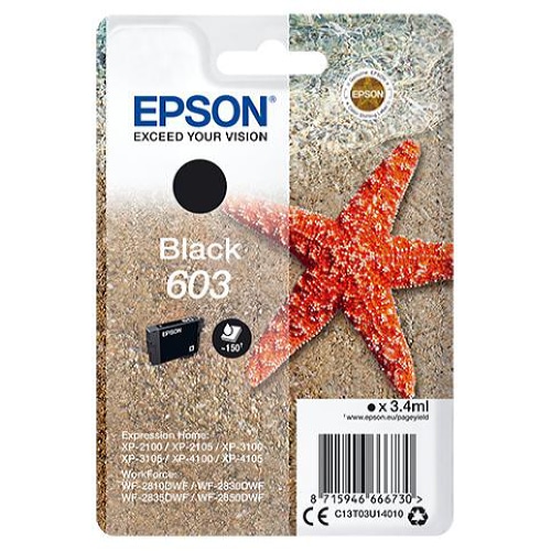 Epson C13T03U14010 ink cartridge 1 pc(s) Original Standard Yield Black