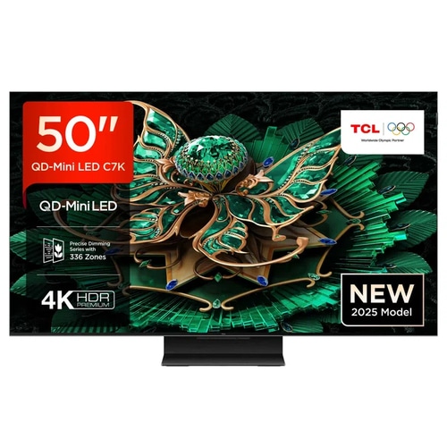 TCL 50C7K-UK TV 127 cm (50) 4K Ultra HD Smart TV Wi-Fi Black 3000 cd/m