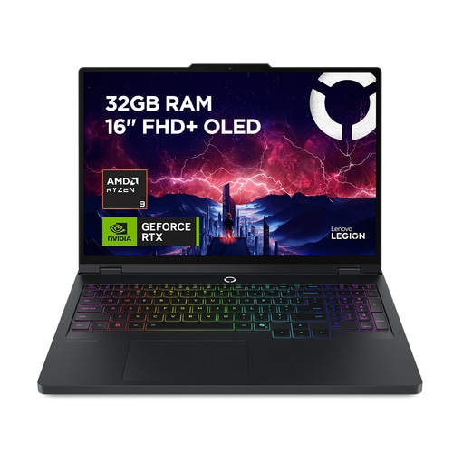 Lenovo Legion Pro 5 16AFR10 AMD Ryzen 9 9955HX Laptop 40.6 cm (16) WQXGA 32 GB DDR5-SDRAM 1 TB SSD NVIDIA GeForce RTX 5070 Wi-Fi 7 (802.11be) Windows 11 Home English Black