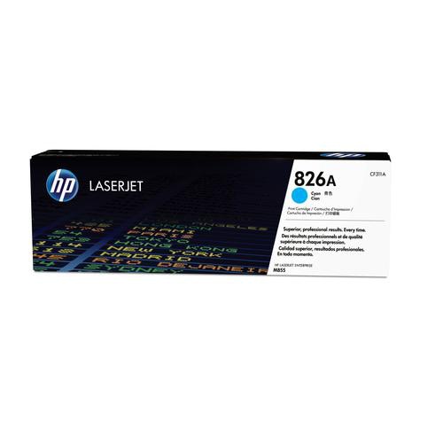 HP 826A Cyan Original LaserJet Toner Cartridge