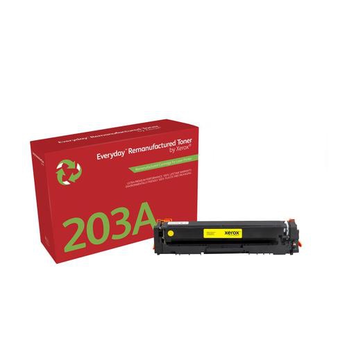 Everyday Remanufactured Toner replaces HP 203A (CF542A), Standard Capacity