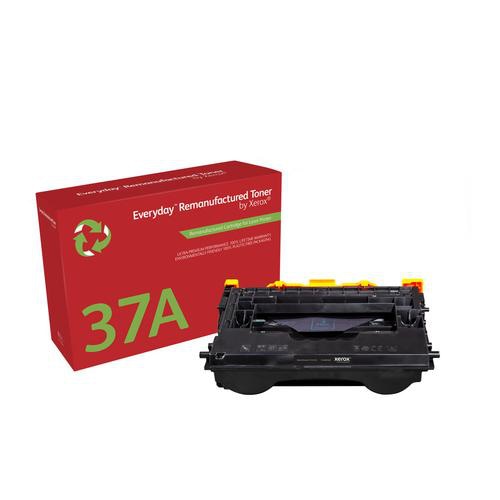 Everyday Remanufactured Toner replaces HP 37A (CF237A), Standard Capacity