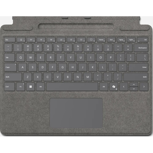 Microsoft Surface Pro Keyboard with pen storage for Business Microsoft Cover port Platinum