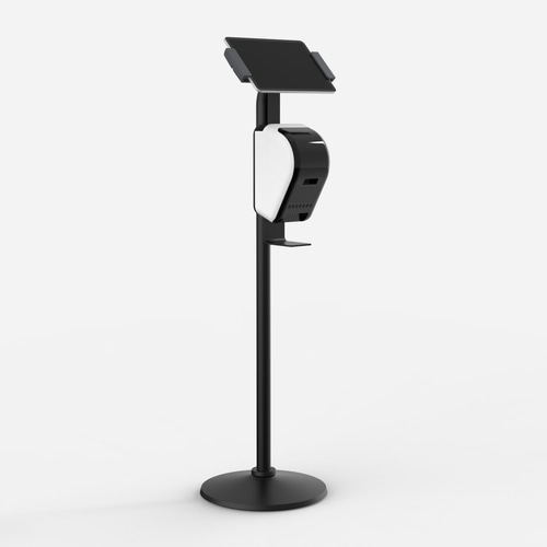 Bouncepad Clip Floorstanding + Brother Printer Mount | Compatible with All USB-C Tablets | Black