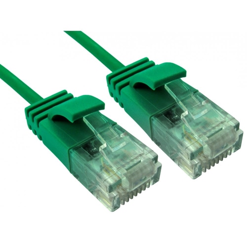 Cables Direct ERSLIM-1015HG networking cable Green 1.5 m Cat6 U/UTP (UTP)